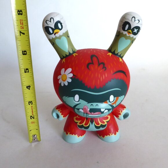 NEW 2009 8” KIDROBOT KRONK TREE HUGGER APE DUNNY DESIGNER ART VINYL FIGURE - Picture 3 of 16